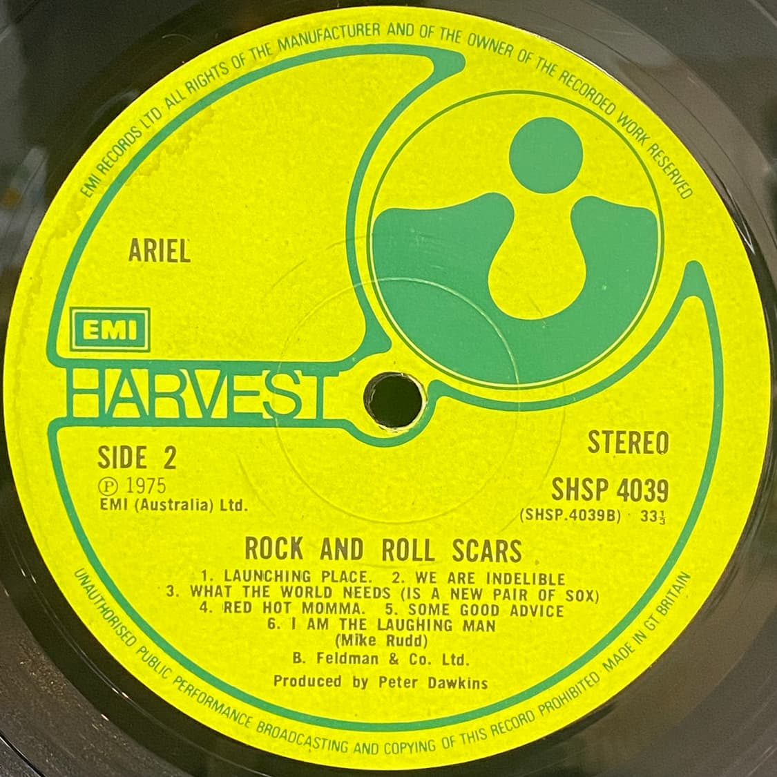 (LP) Ariel - Rock And Roll Scars (UK반) 상품이미지5