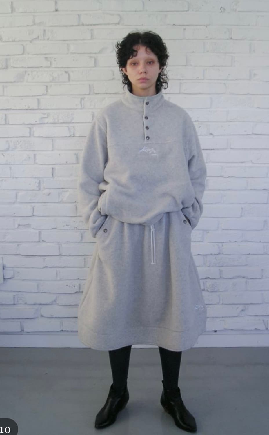 에옹쓰 플리스 스커트 상품이미지2