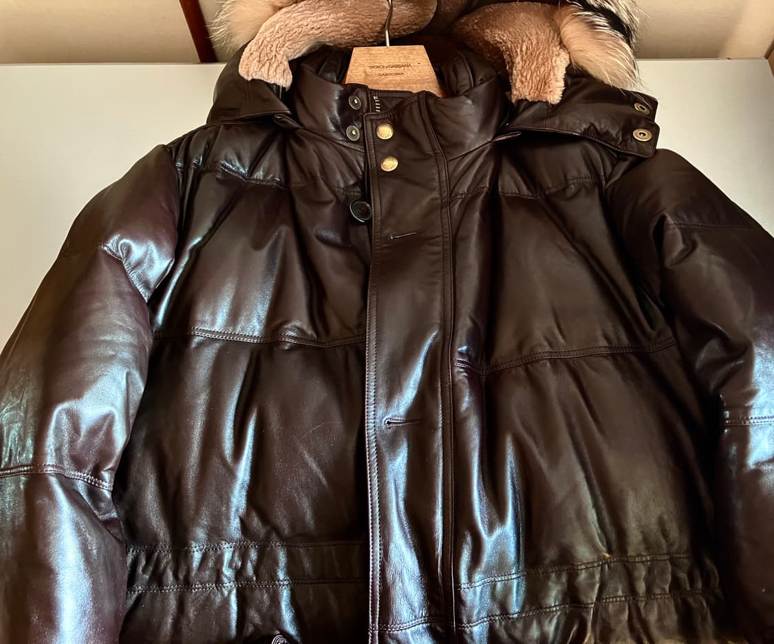 톰포드 가죽 롱패딩 상품이미지5