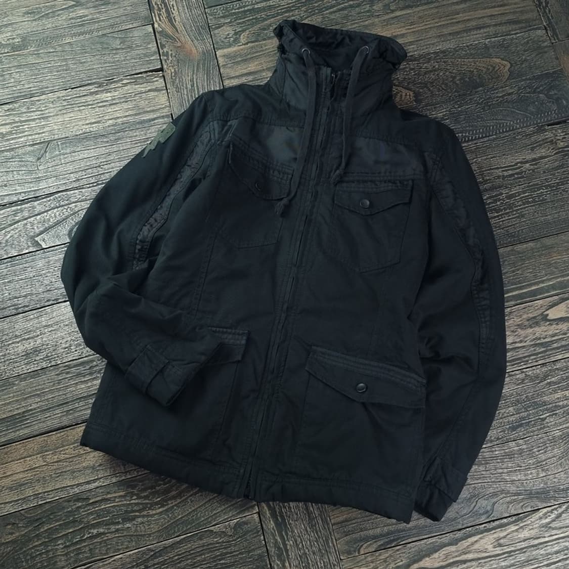 [디젤] 나일론 도킹 빈티지 펑크 하이넥 자켓 P01355 상품이미지1