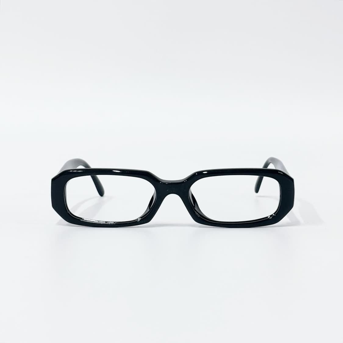 블랙 볼드 스퀘어 뿔테 데드스탁 빈티지안경 상품이미지1
