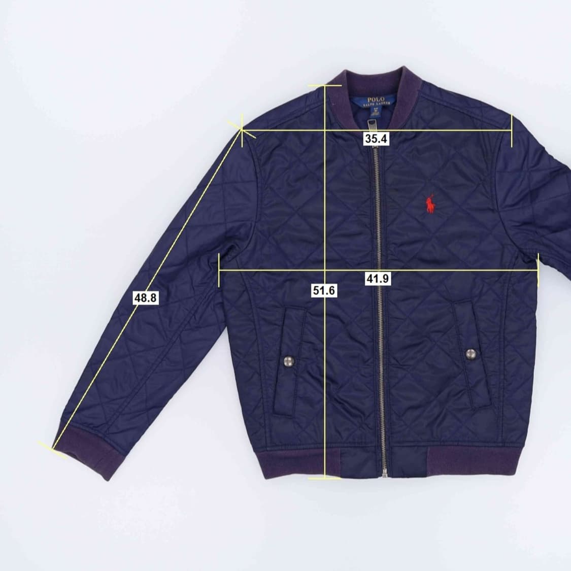 [S/8] 폴로 랄프로렌 키즈 보이즈 블루종 퀄팅 자켓 네이비 3806 상품이미지9