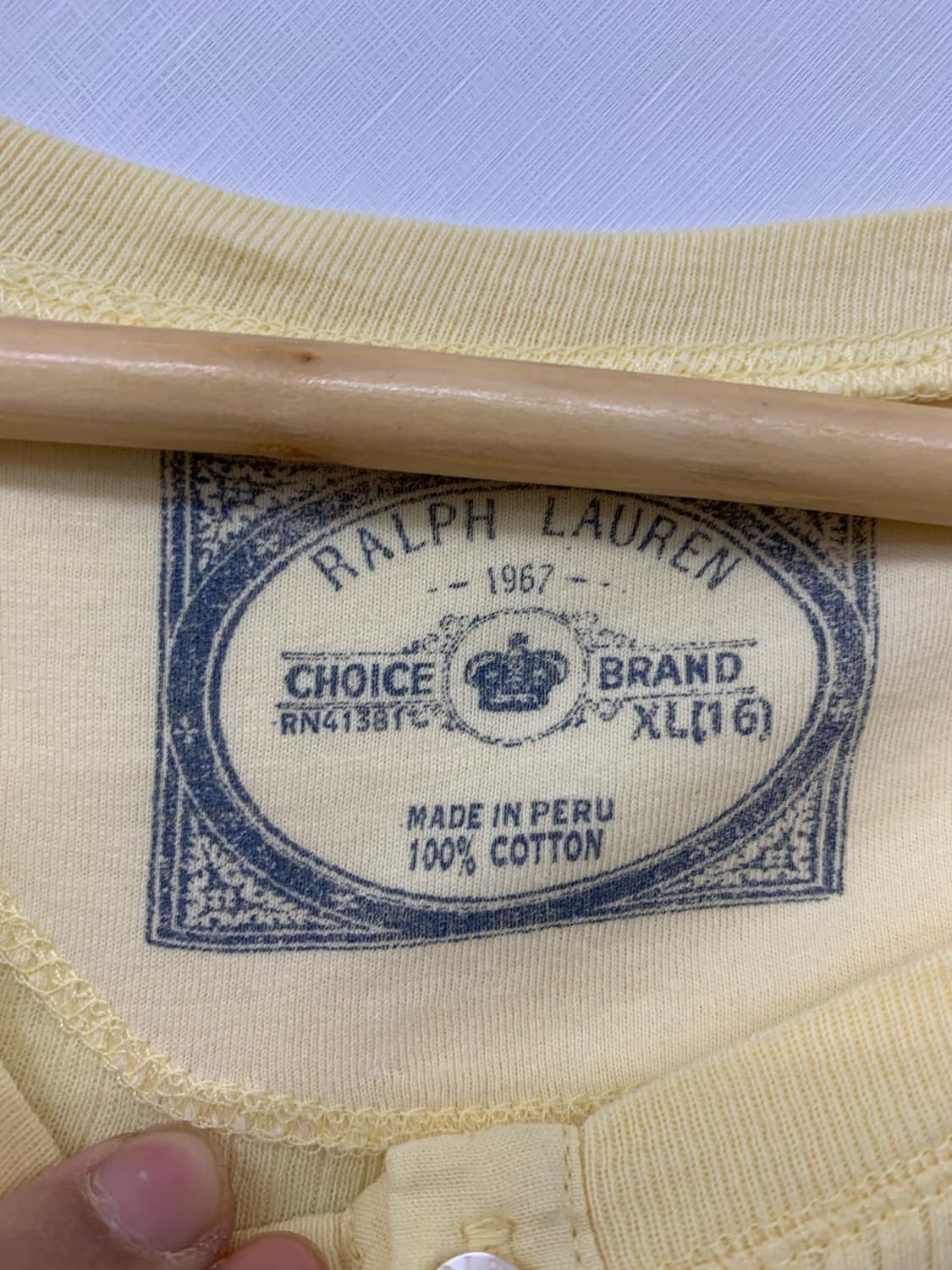 폴로 랄프로렌 옐로우 가디건 상품이미지8