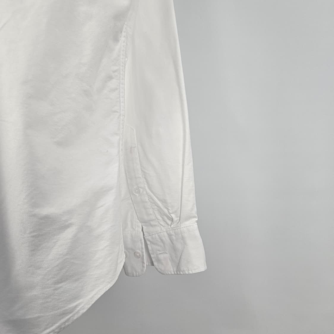 0180.아가타 화이트 스코티  자수 포인트 셔츠L 상품이미지4