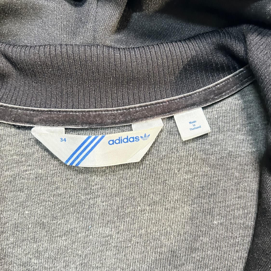 아디다스 블랙 져지 후드집업 상품이미지6