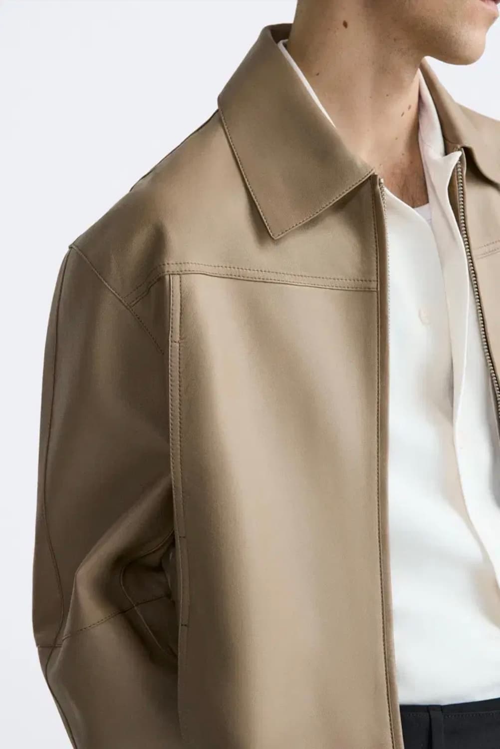 자라 양가죽 자켓 XL(105~110) 상품이미지4