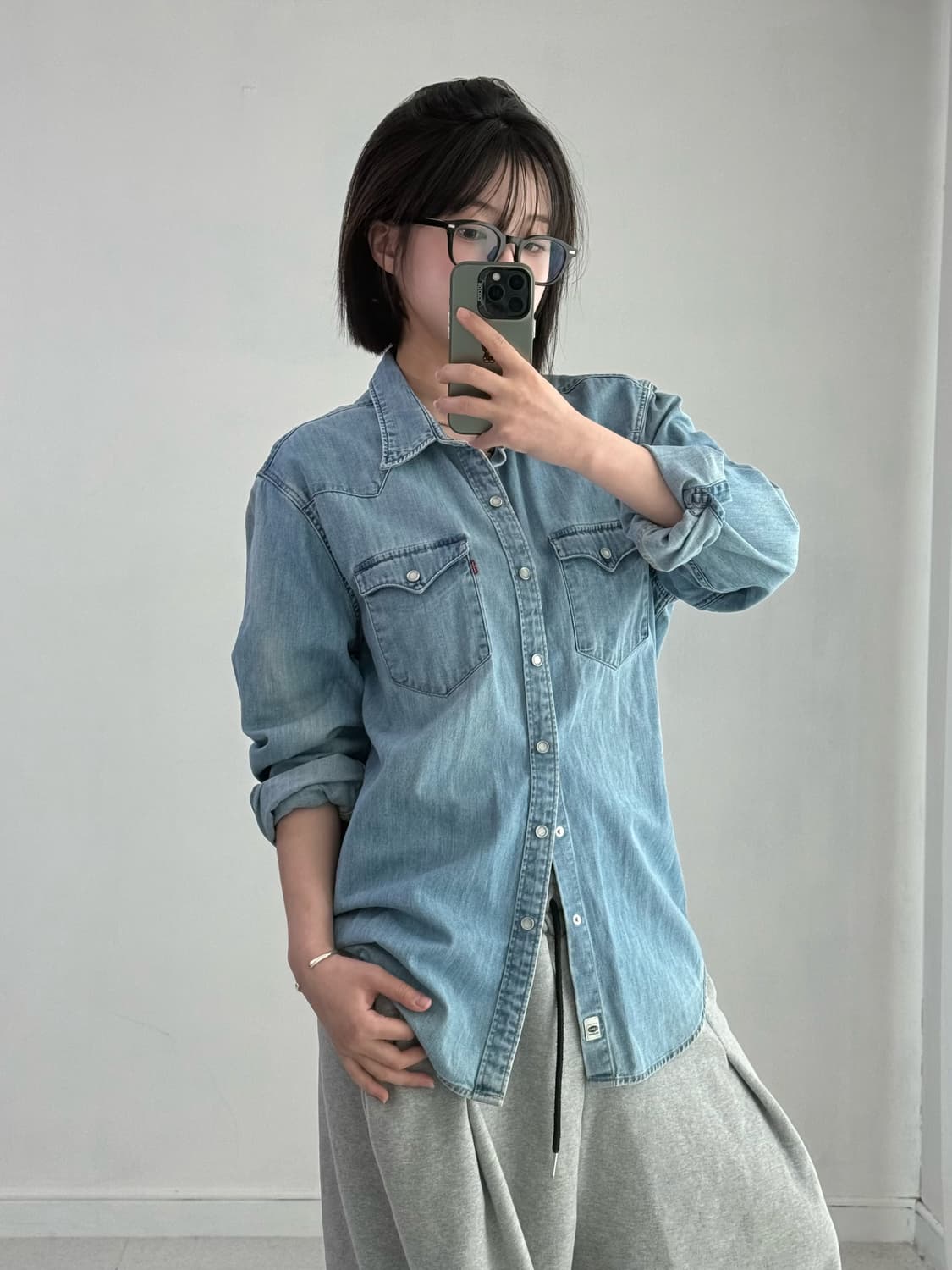 리바이스 데님셔츠 상품이미지3