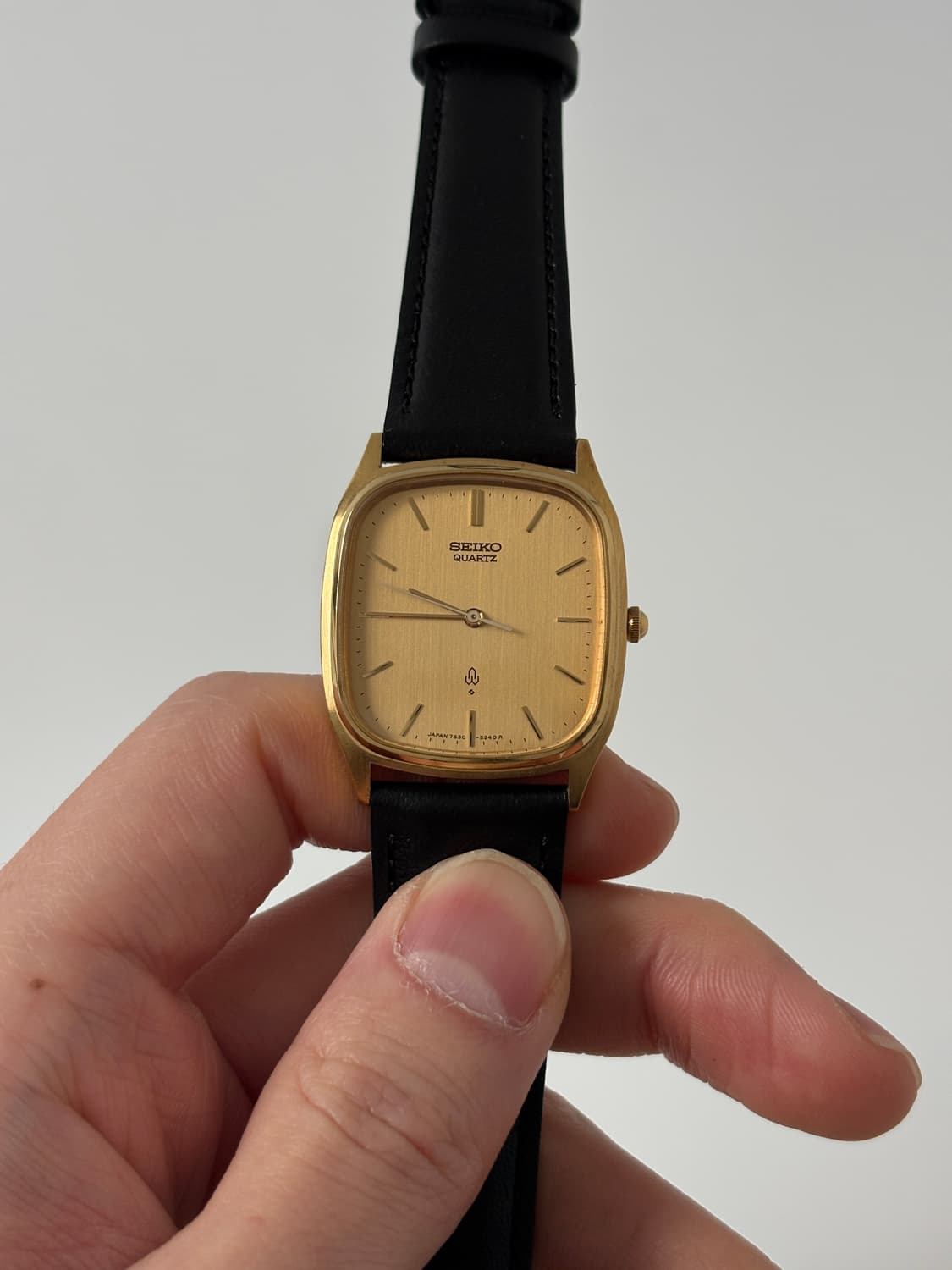 세이코 1980년대 Chariot 골드 탱크 쿼츠 남성 상품이미지2