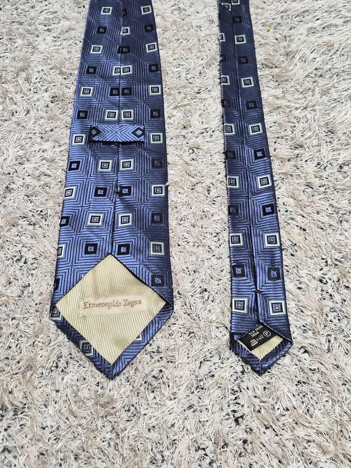 에르메네질도제냐Zegna 패턴 넥타이 Free - N76 상품이미지6