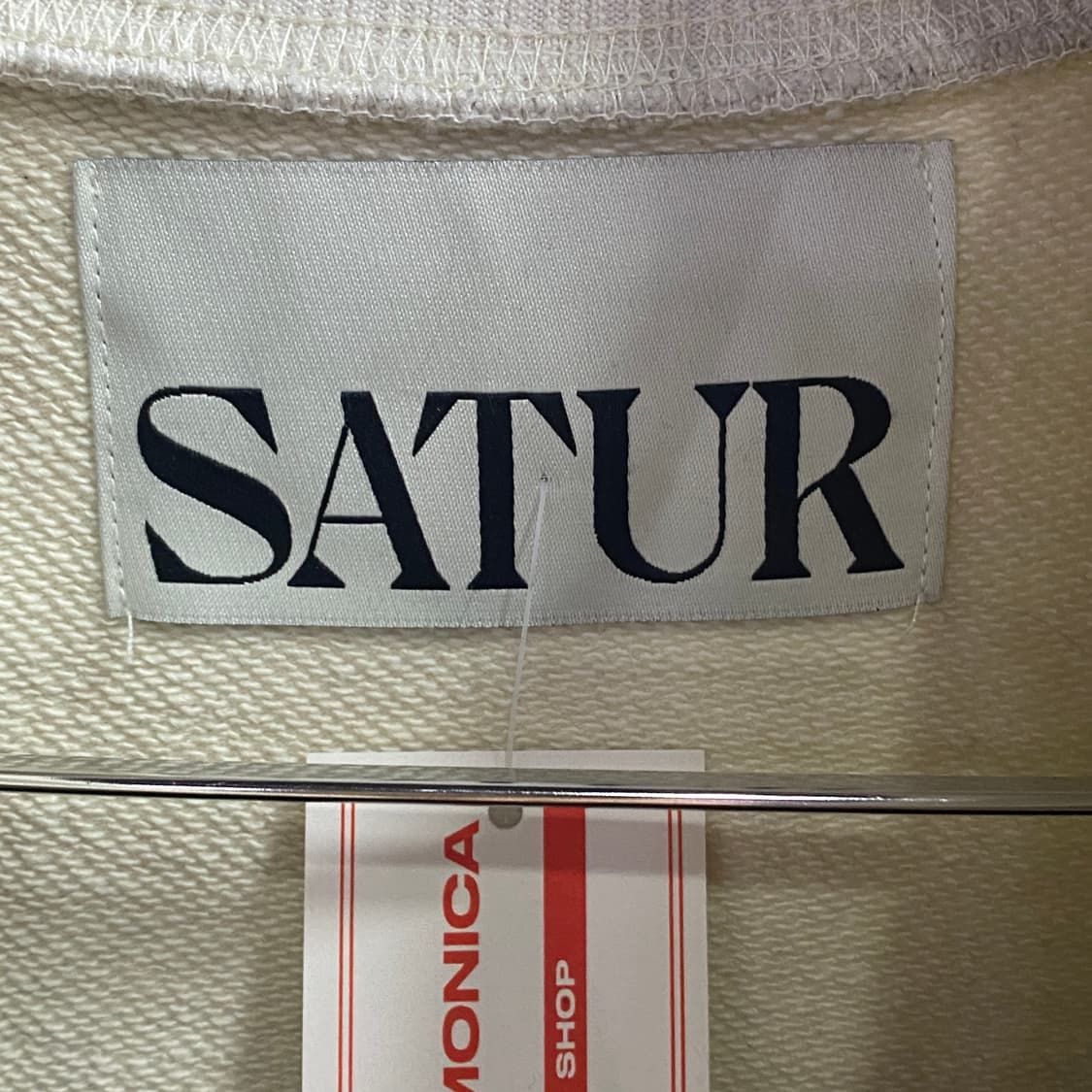 세터 하젠 부클 로고 클래식 하프 집업 스웻 셔츠 B3018   상품이미지4