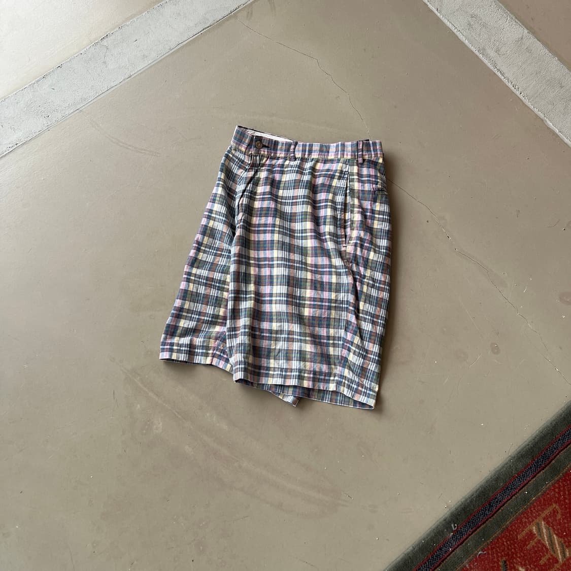 폴로 랄프로렌 체크 하프 팬츠 상품이미지1