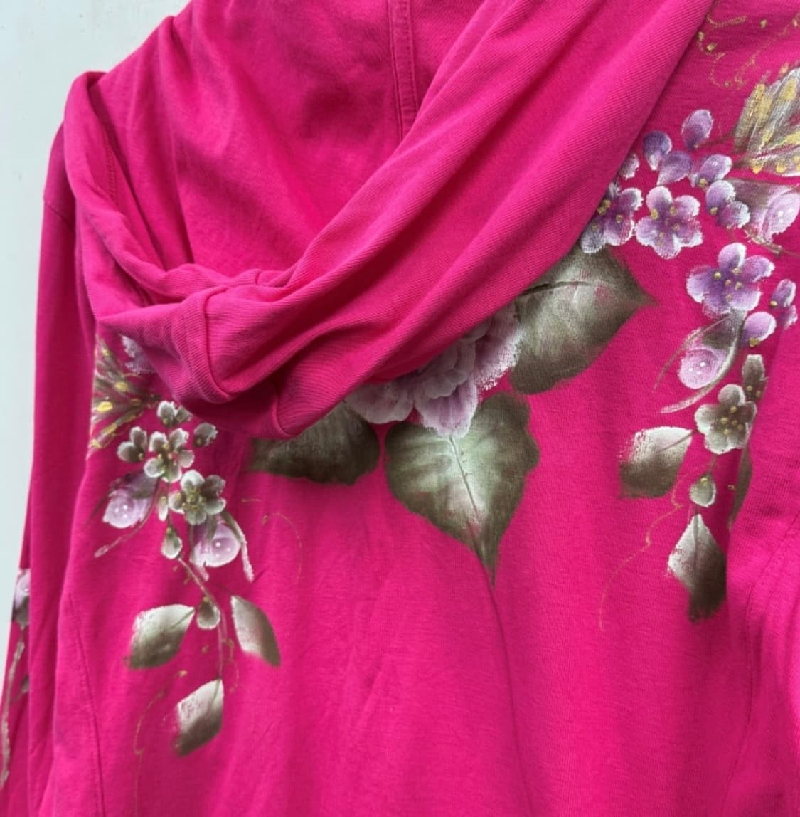 빈티지 플라워 프린팅 후드집업 상품이미지3