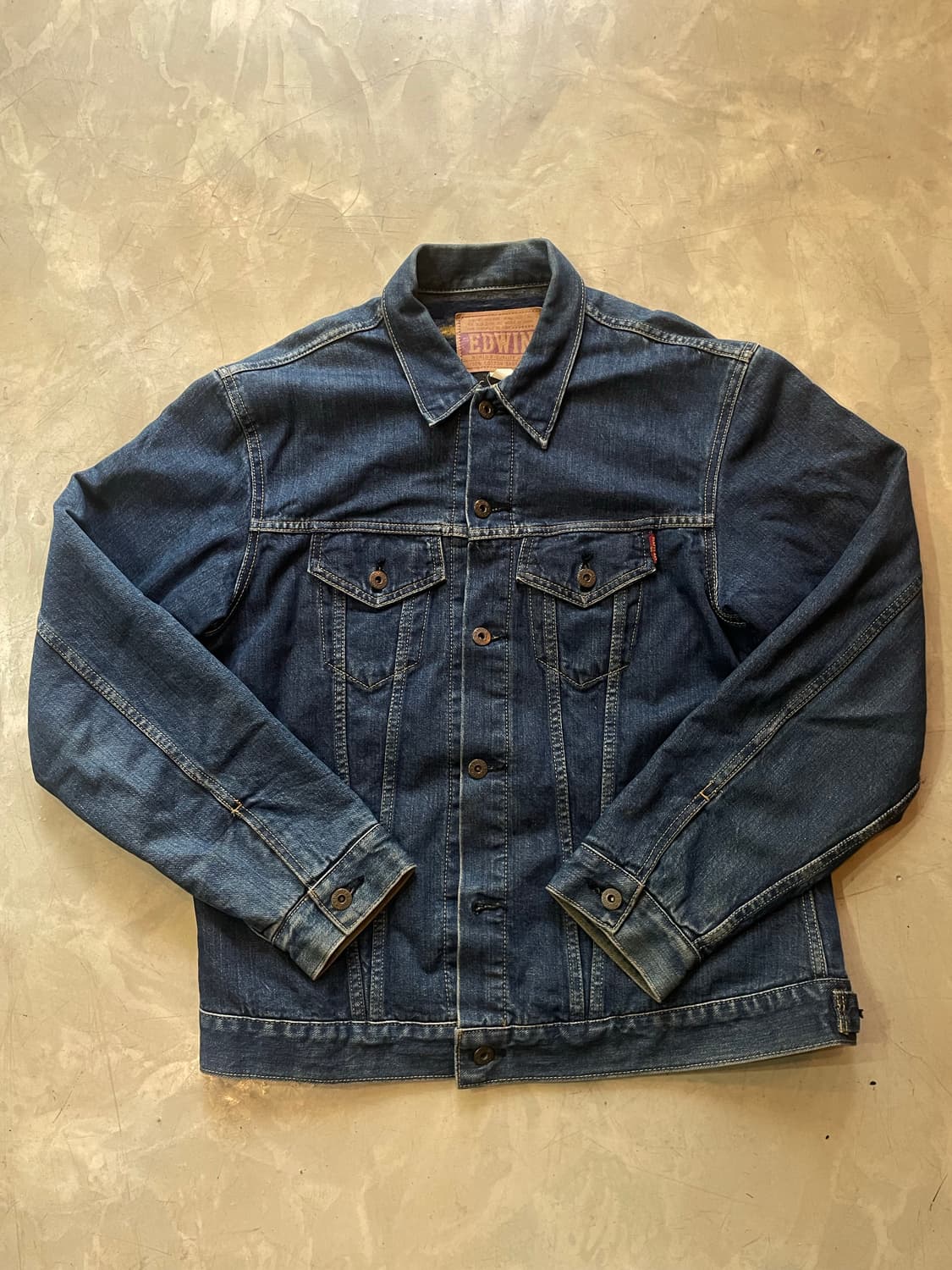 90s~00s made in japan EDWIN 블랭킷 데님 자켓 XL 상품이미지1