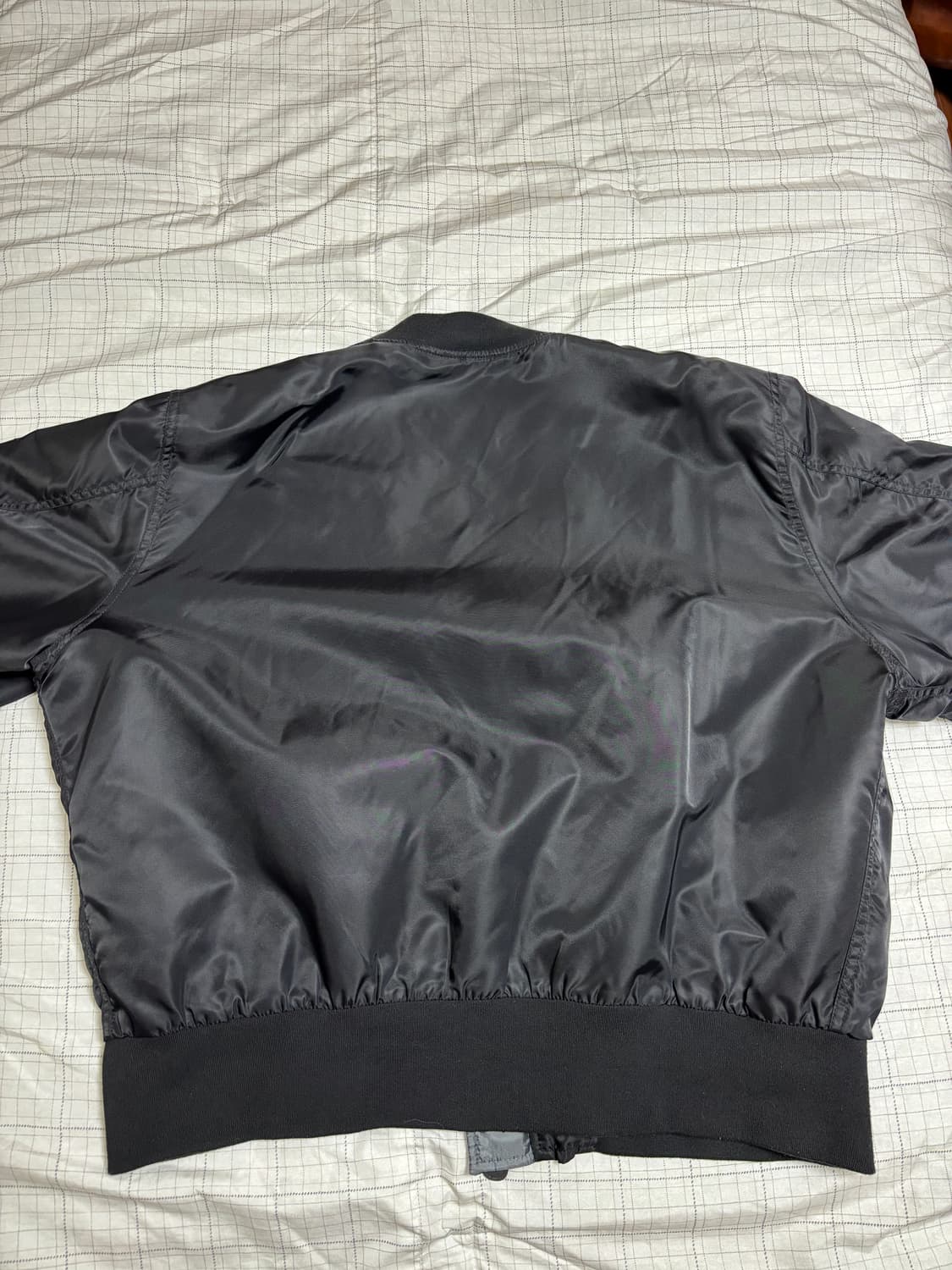 블랙 MA-1 블루종 항공점퍼 상품이미지3