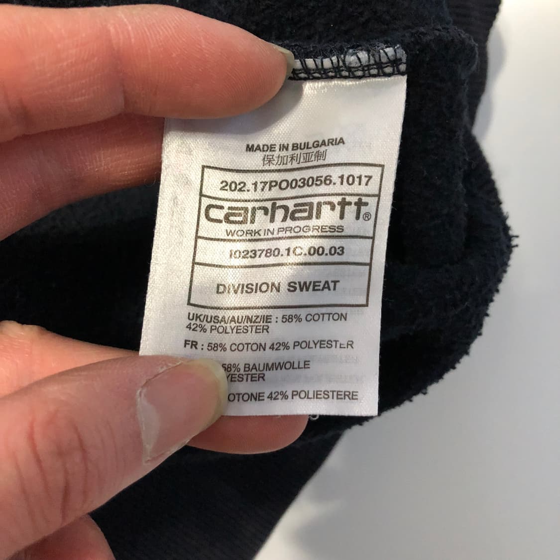 칼하트 스펠아웃 맨투맨 상품이미지6