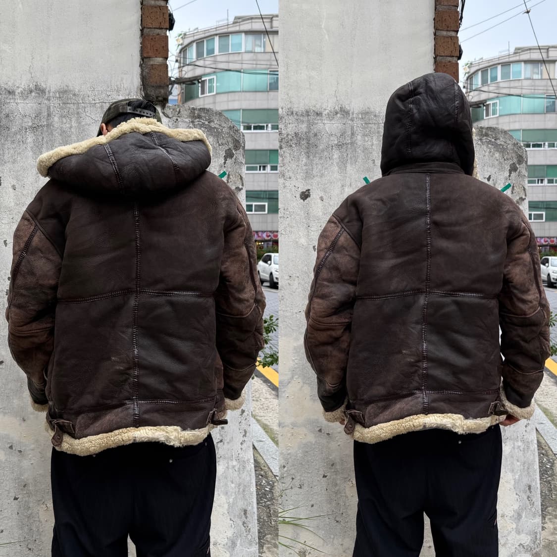 빈티지 B-3 양가죽 무스탕 (105) 상품이미지10