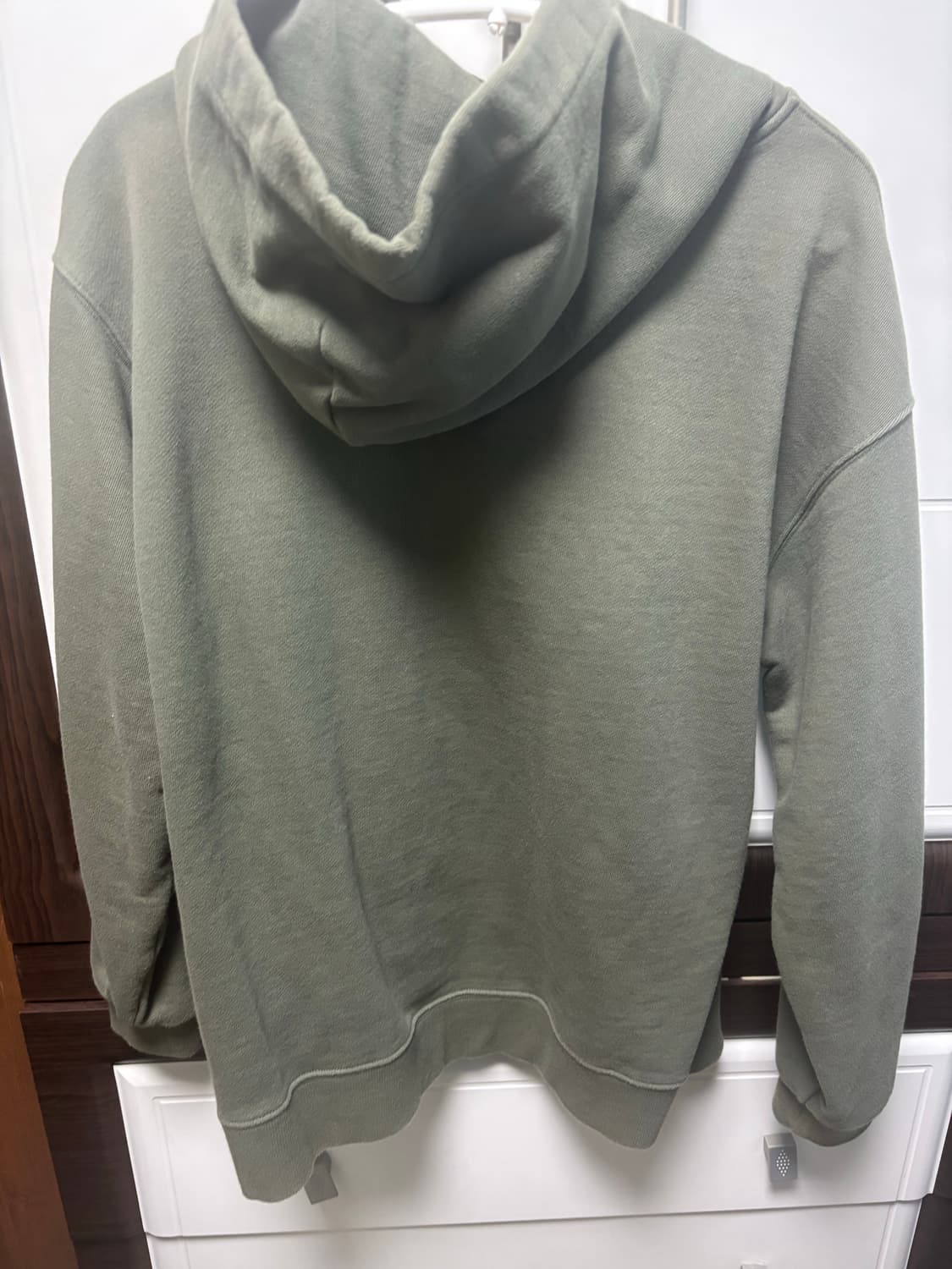 이벳필드 후드티 s 그린 상품이미지3