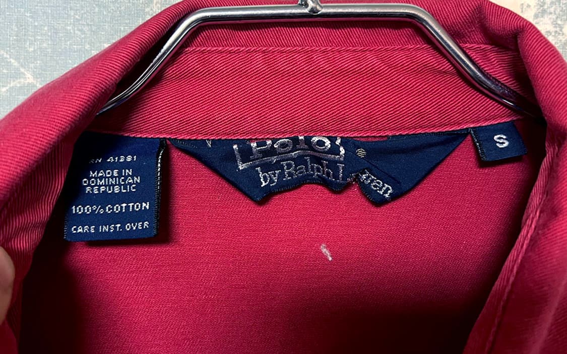 POLO 폴로 90s 남자 코튼블루종 춘추 캐주얼 솔리드 L 100 상품이미지4