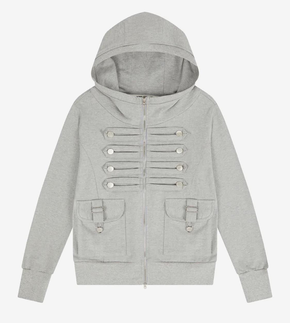 러브이즈트루 나폴레옹 후드집업 그레이 상품이미지1