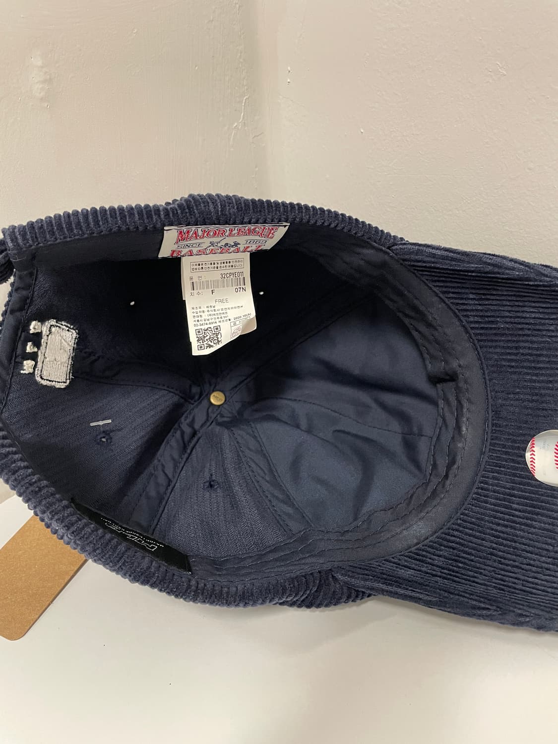 MLB LA다저스 코듀로이 볼캡 상품이미지3