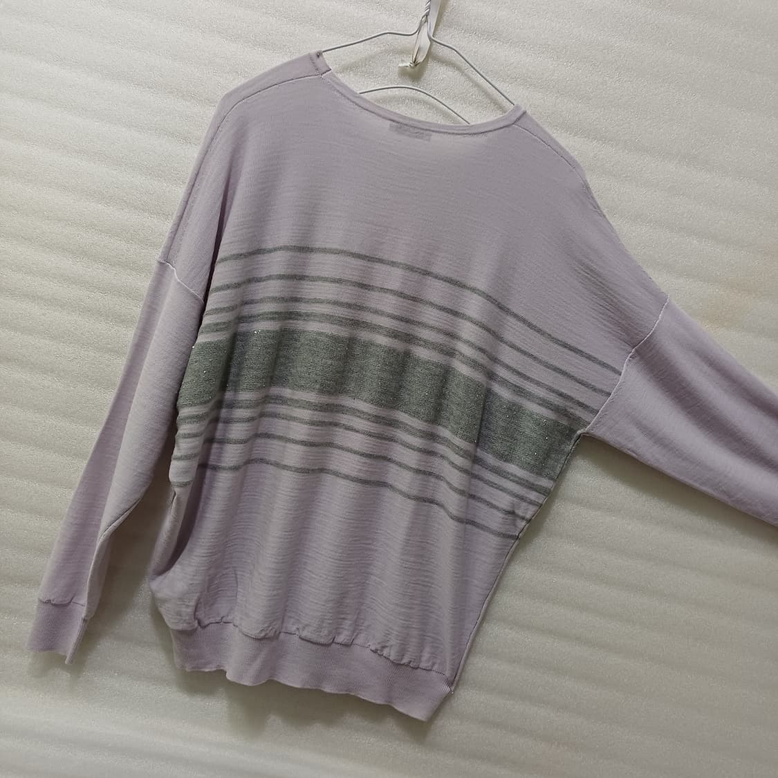 이태리정품 페세리코 봄 가을 울 니트 여성 L 라운드 사랑봉봉 상품이미지2