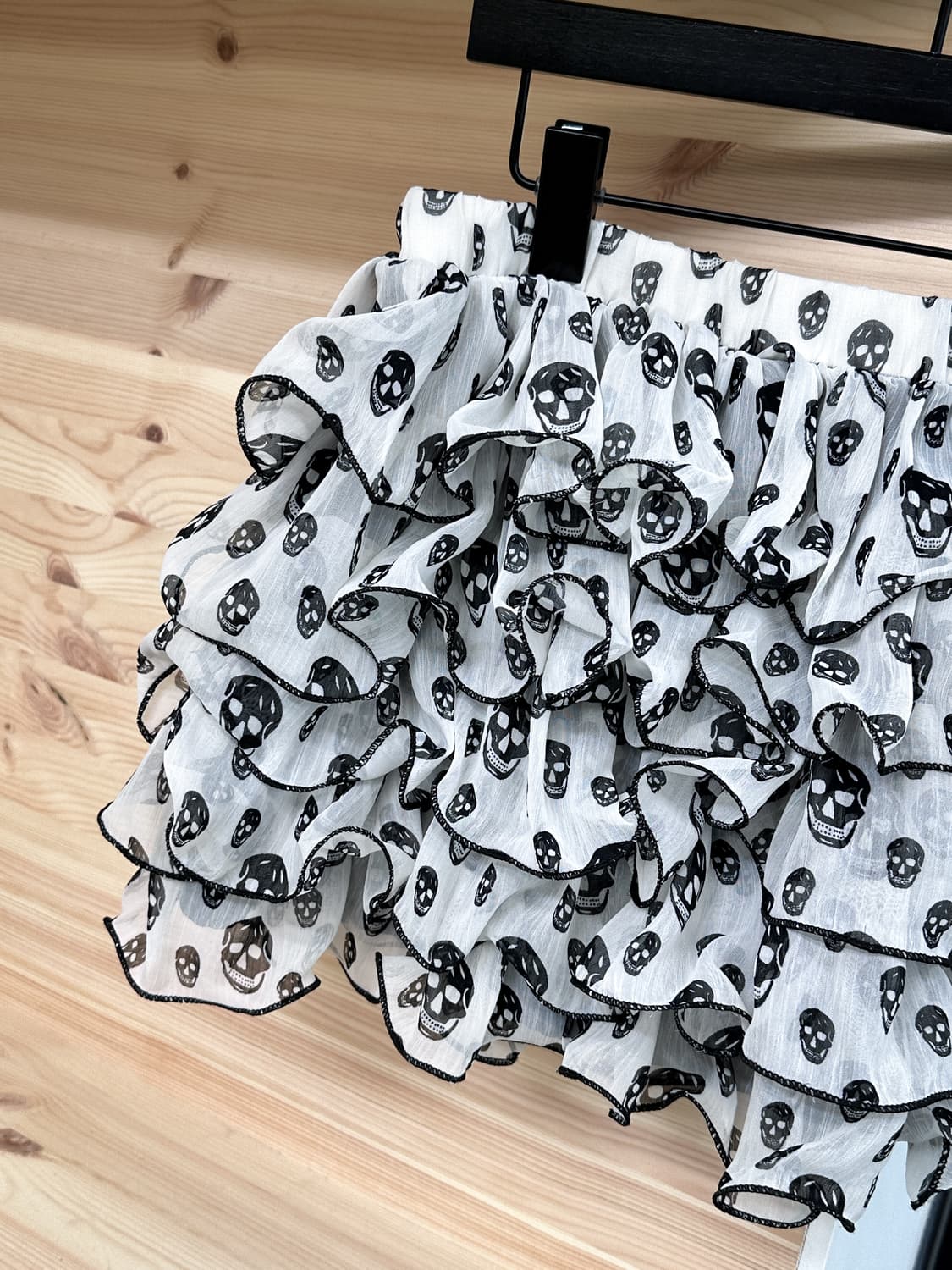 skull frill mini skirt 상품이미지2