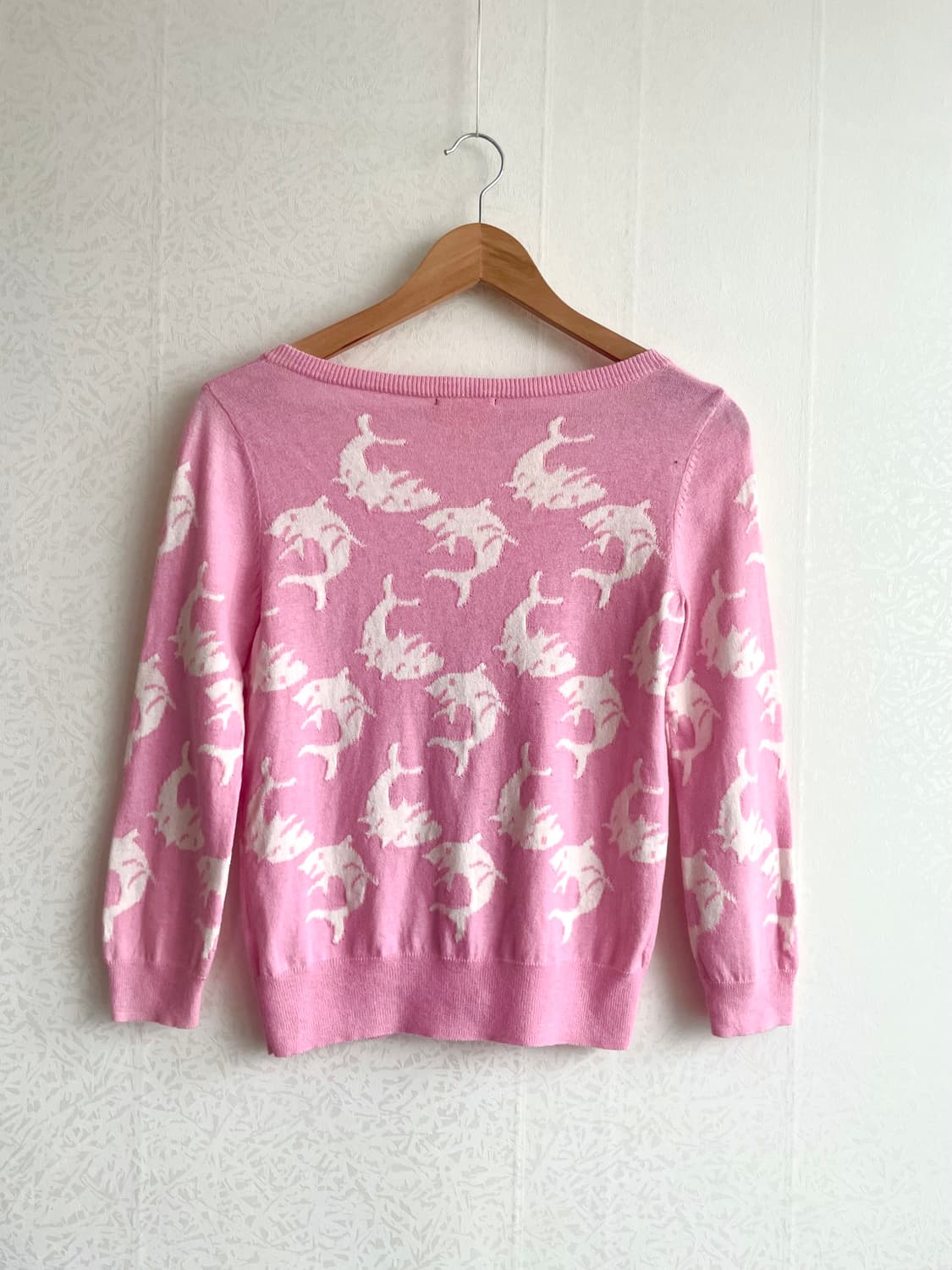 비비엔 웨스트우드 7부 소매 핑크 카디건 상품이미지6