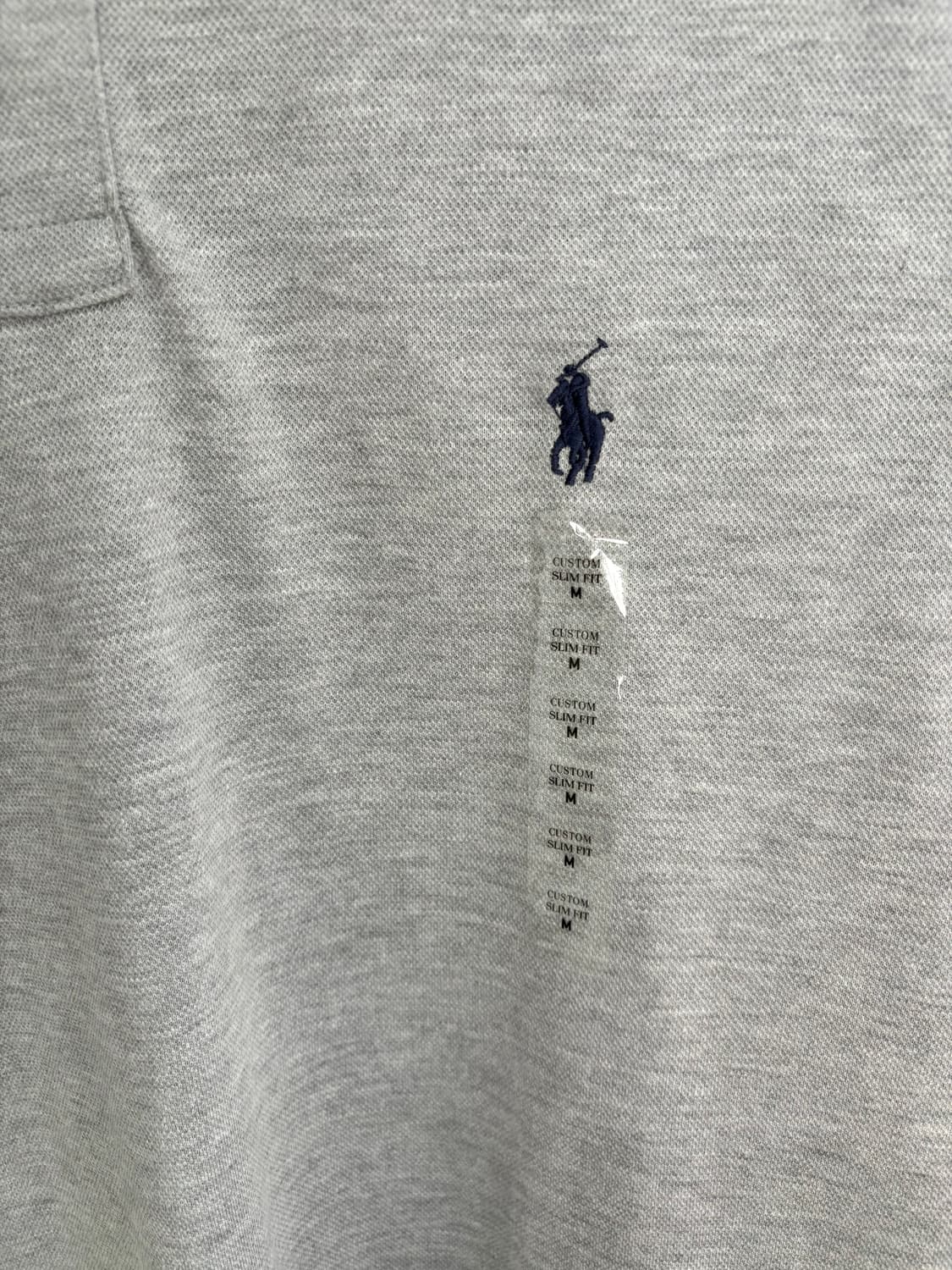  [L]POLO 폴로 새상품 그레이 카라티 상품이미지6
