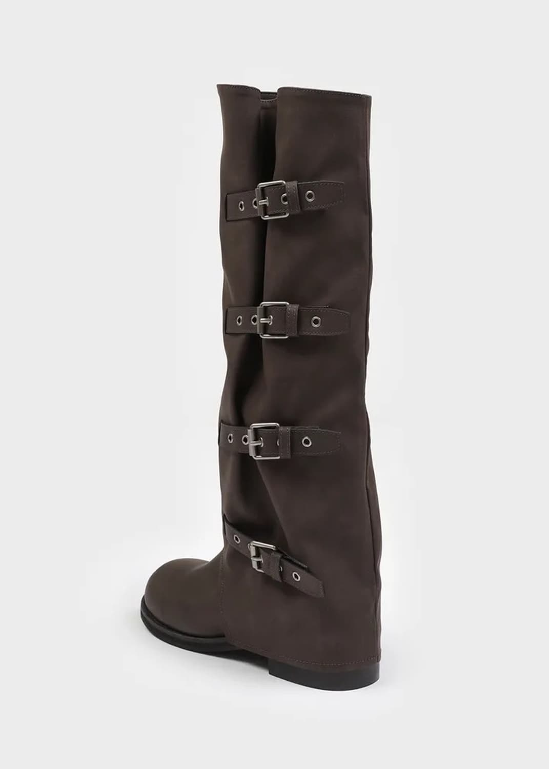 블랙업 타이쿱 버클 워머 레더 롱부츠 240 상품이미지5