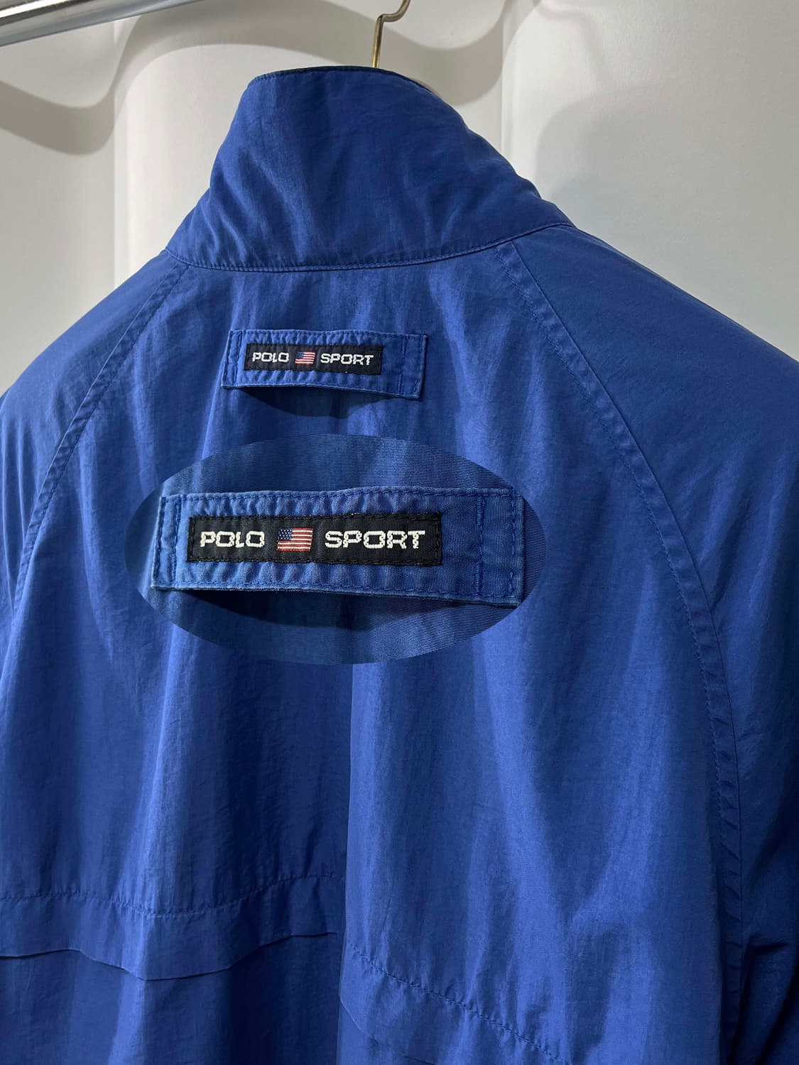 90's 폴로스포츠 로얄블루 윈드브레이커 스포츠맨 자켓 상품이미지8