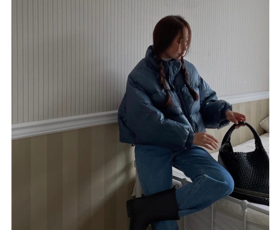 무드나인 다운패딩 판매합니다  상품이미지4