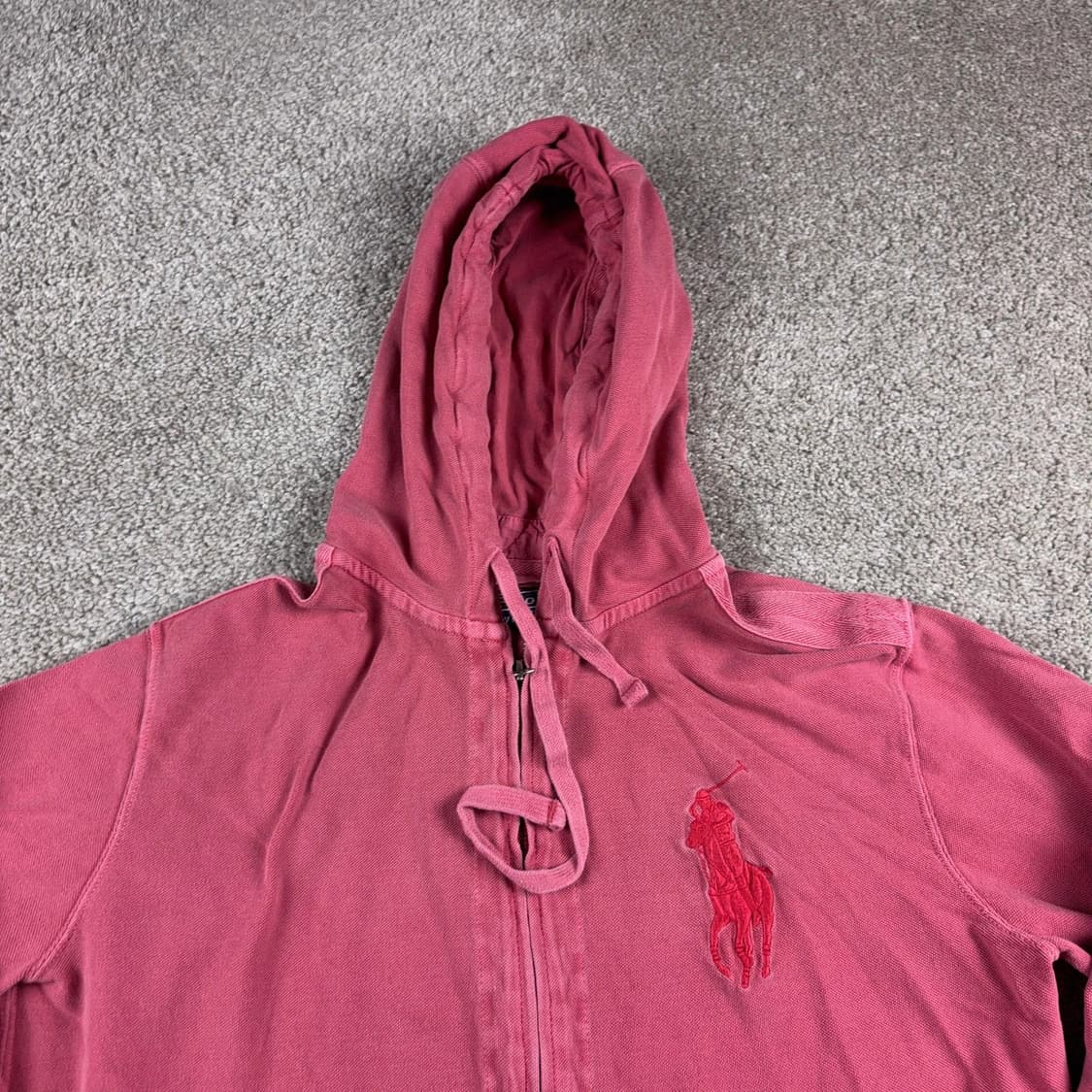 폴로 랄프로렌 빅포니 후드집업 핑크 상품이미지2
