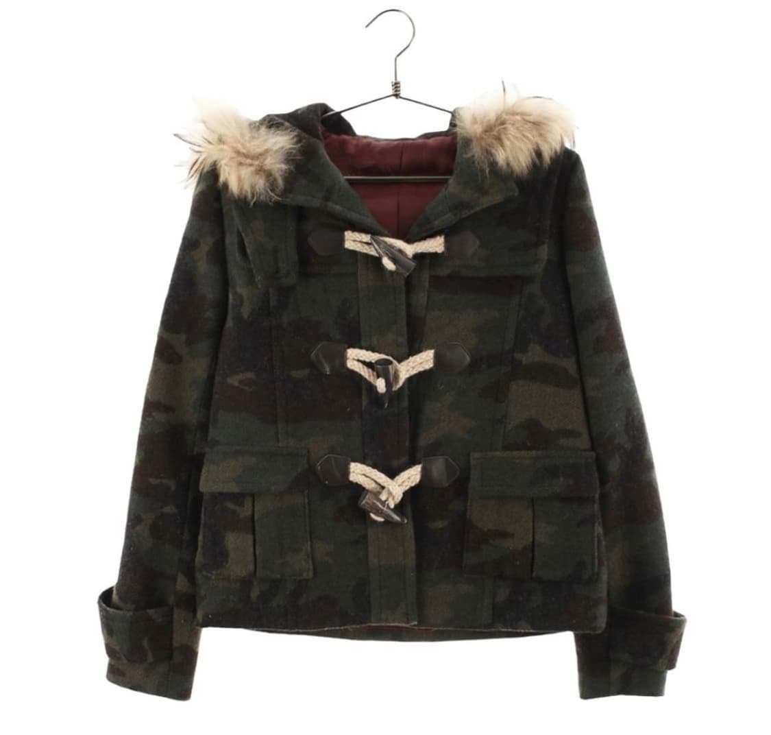 카모 퍼 후드 떡코  상품이미지1