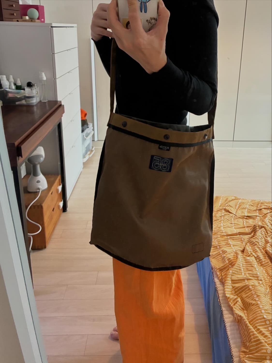 희귀매물✨요시다 포터 85주년 기념 한국 한정판 양면 크로스/숄더백 상품이미지6