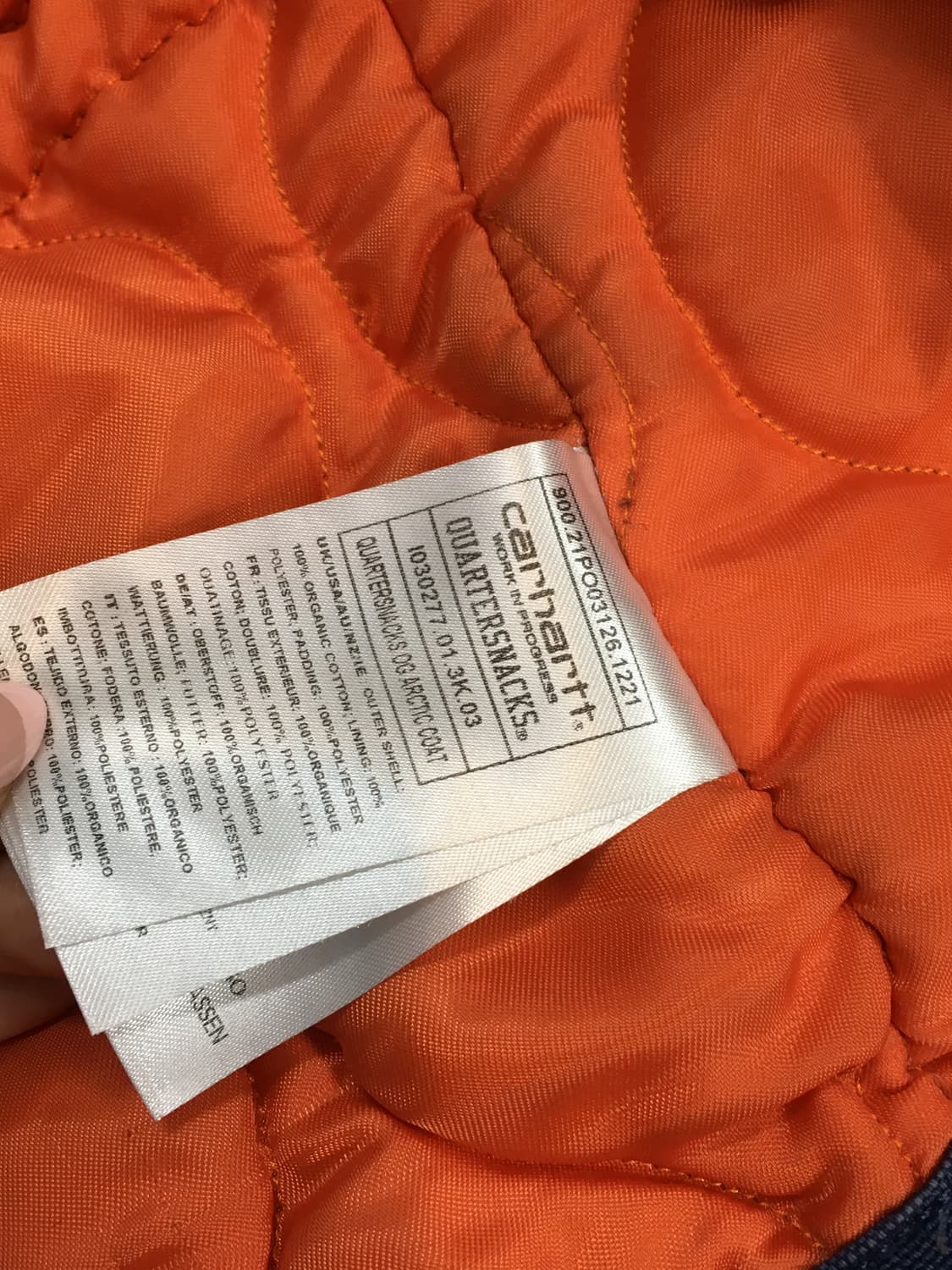 Carhartt WIP X Quartersnacks 자켓 상품이미지9