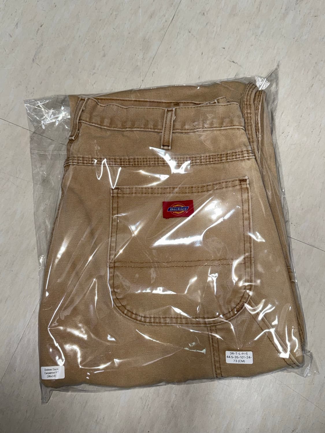 [36X34] 디키즈 덕캔버스 빈티지 페이딩 카펜터 팬츠 베이지 상품이미지10
