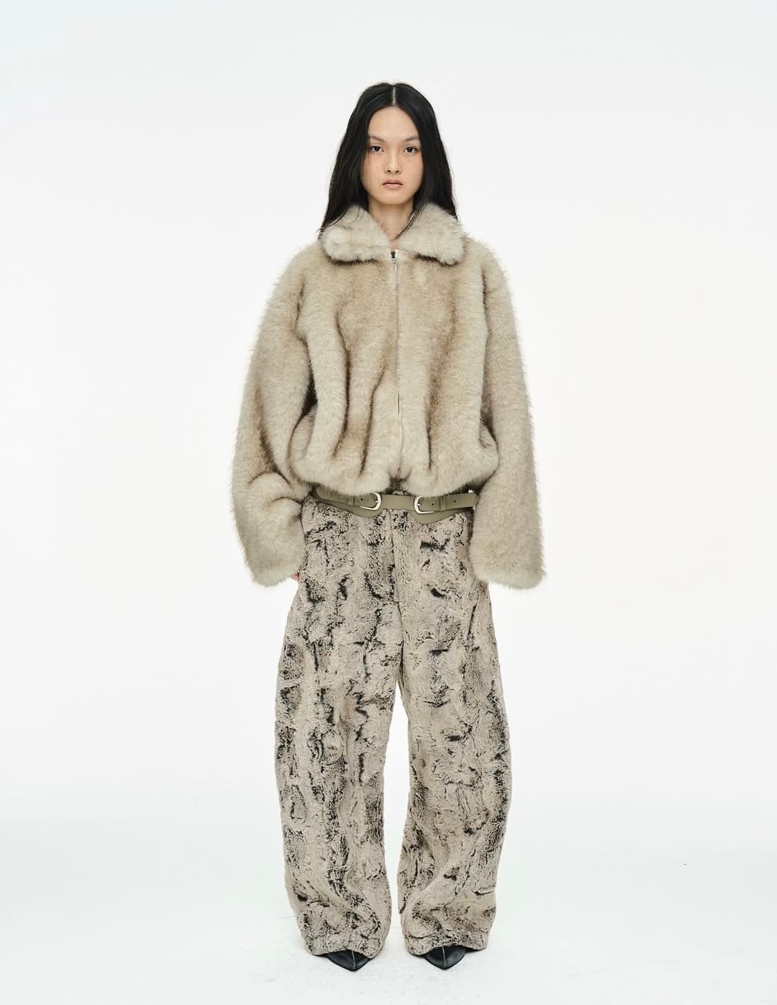 Cerric brushed fur jacket 상품이미지1