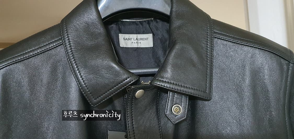 생로랑 로제 가죽자켓 50 드럼드 램스킨 레더자켓 상품이미지8
