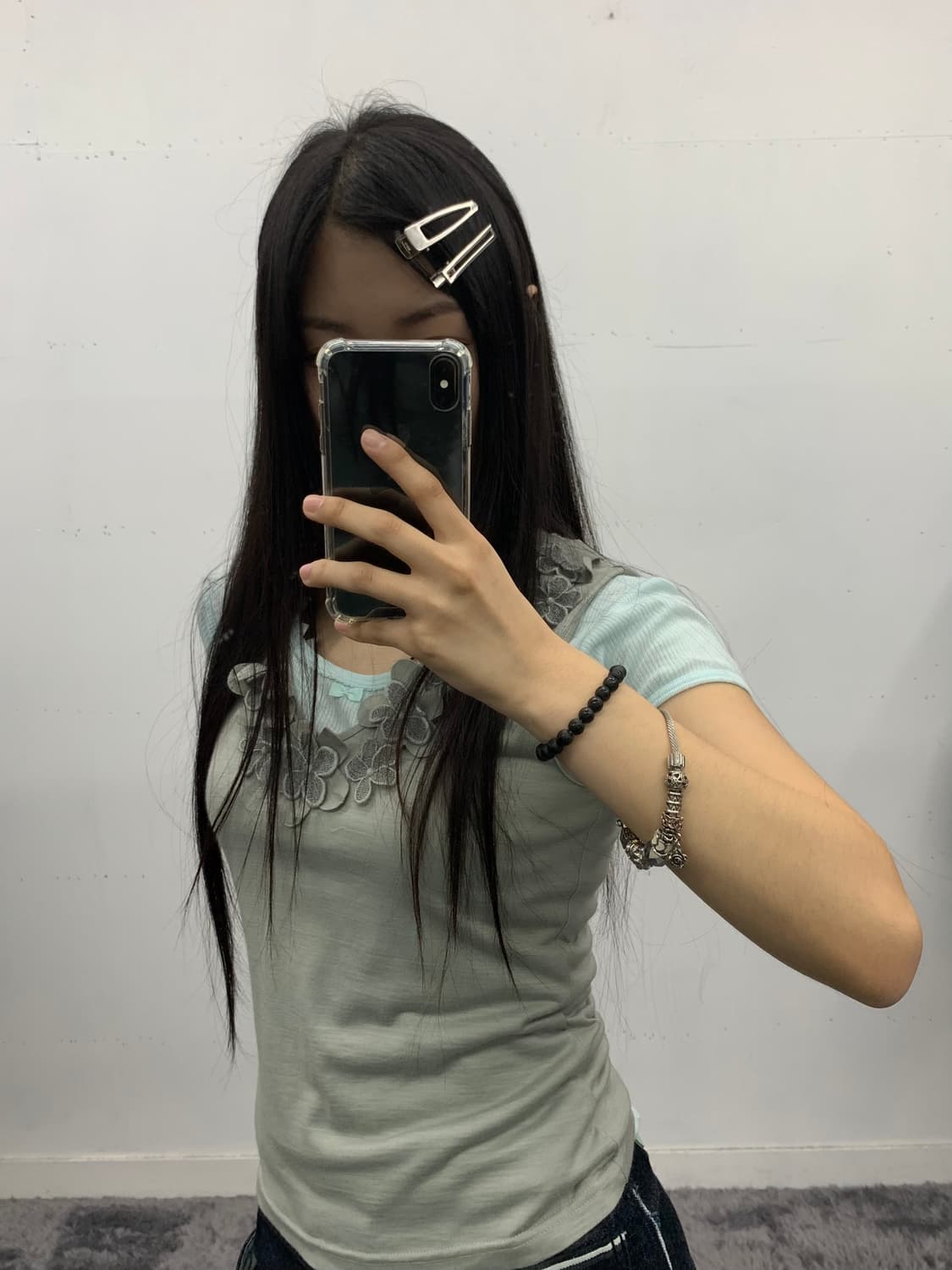 Hiroko bis 플라워 슬리브리스 탑 상품이미지2