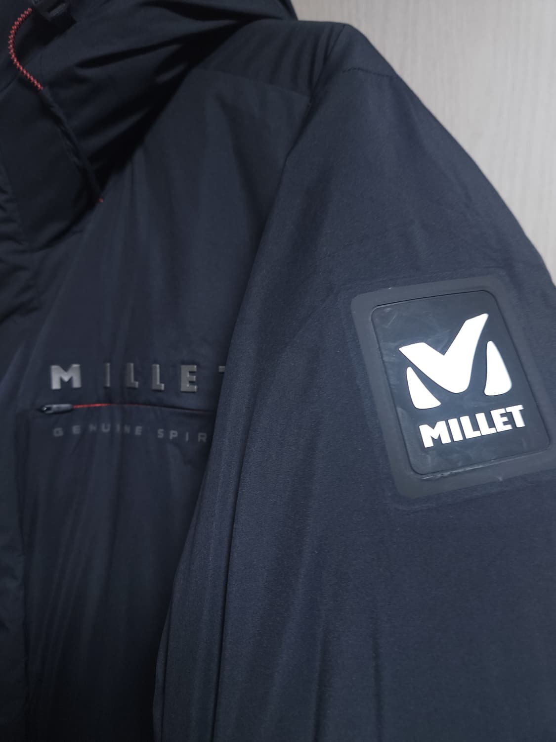 밀레 가위털 롱패딩, L 상품이미지2