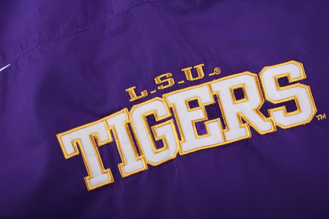 [XL] 90's 스타터 LSU 타이거스 올드스쿨 웜업 자켓 상품이미지7