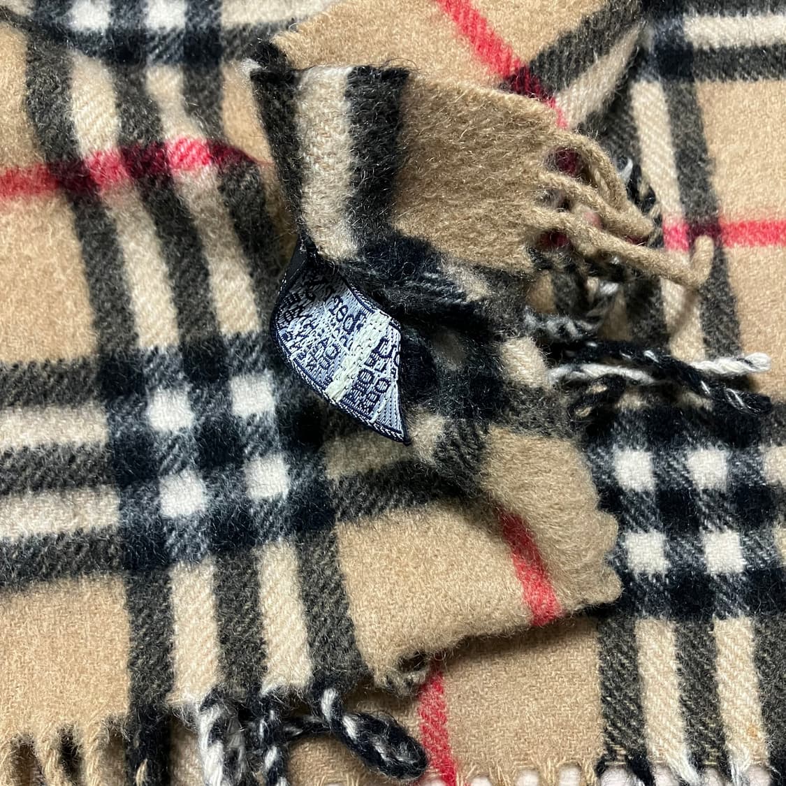 [정품] 버버리 베이지 노바체크 캐시미어 머플러 (burberry) 상품이미지5