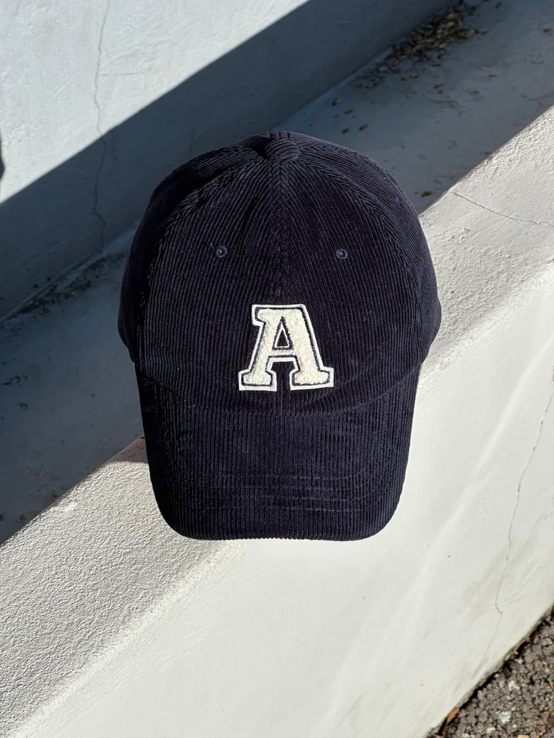 [F] 어버브 코듀로이 네이비 볼캡 모자 상품이미지1