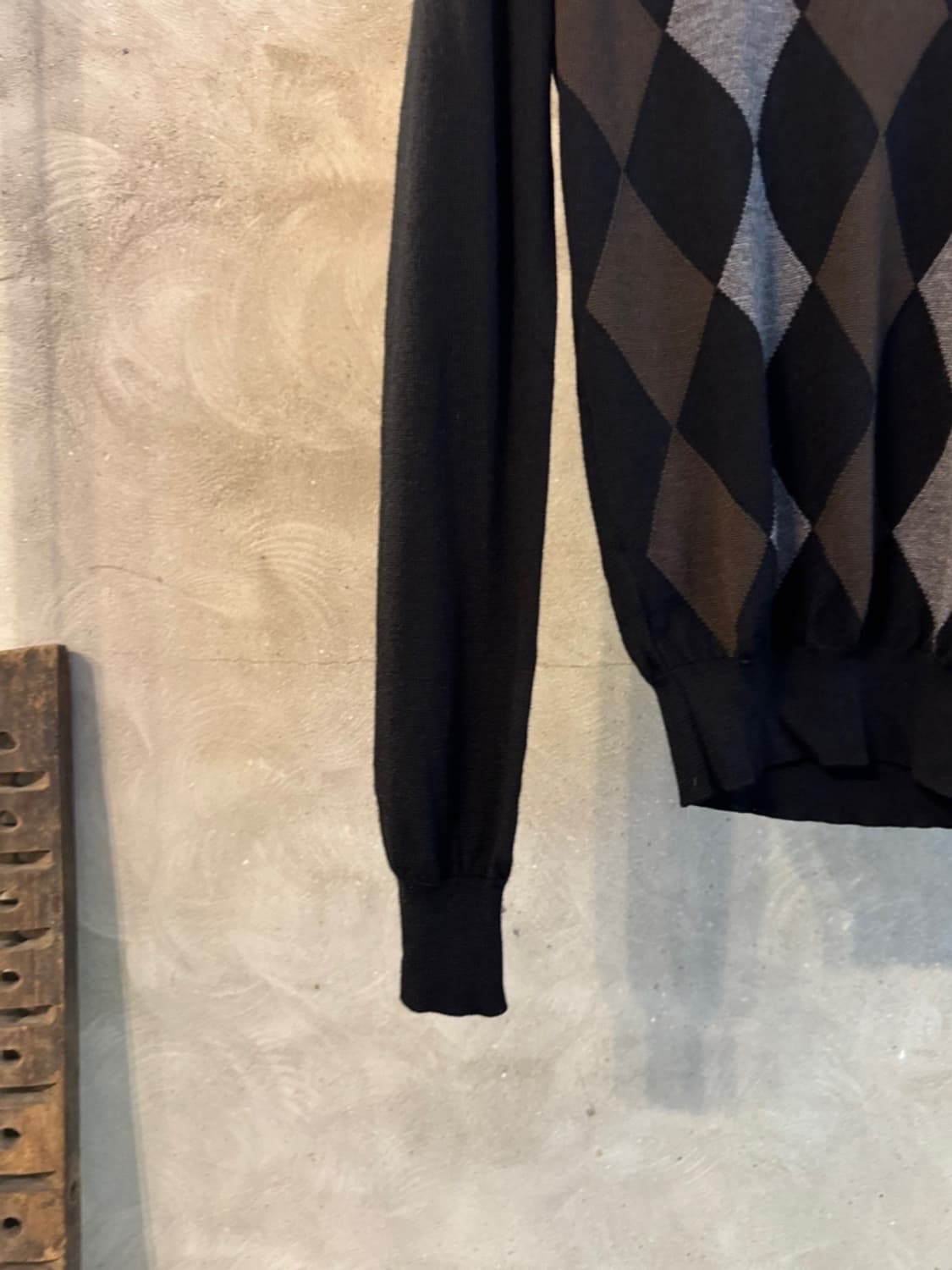 PRADA 프라다 아가일 니트 55~66 상품이미지5