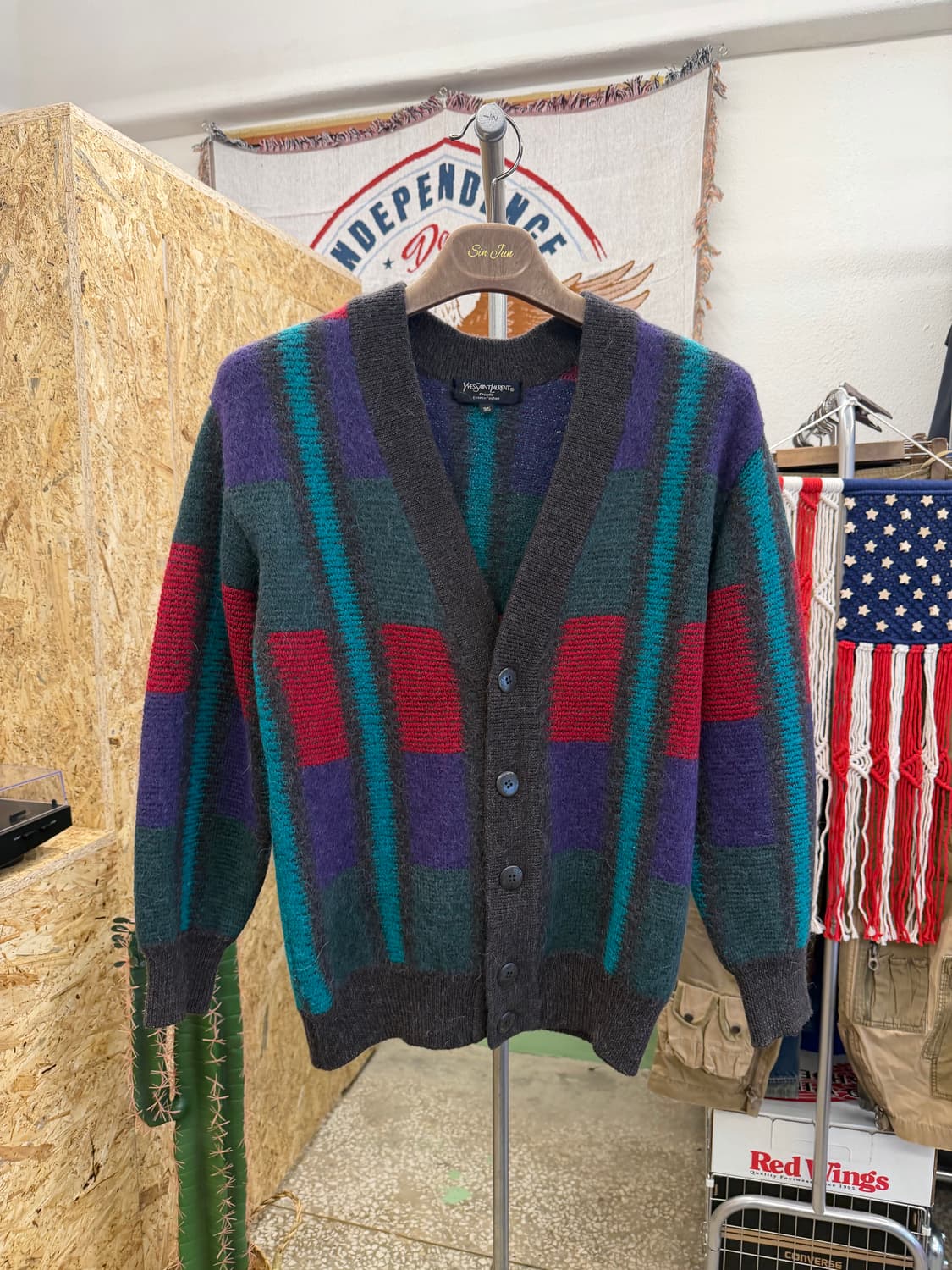 입생로랑 알파키 가디건 상품이미지1