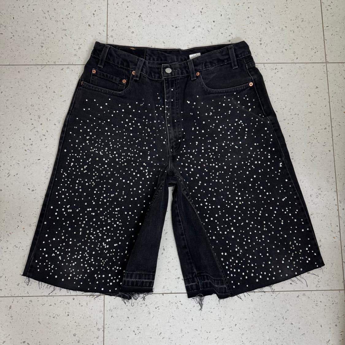 Vintage Levi's 550 rhinestone 버뮤다 쇼츠 상품이미지1