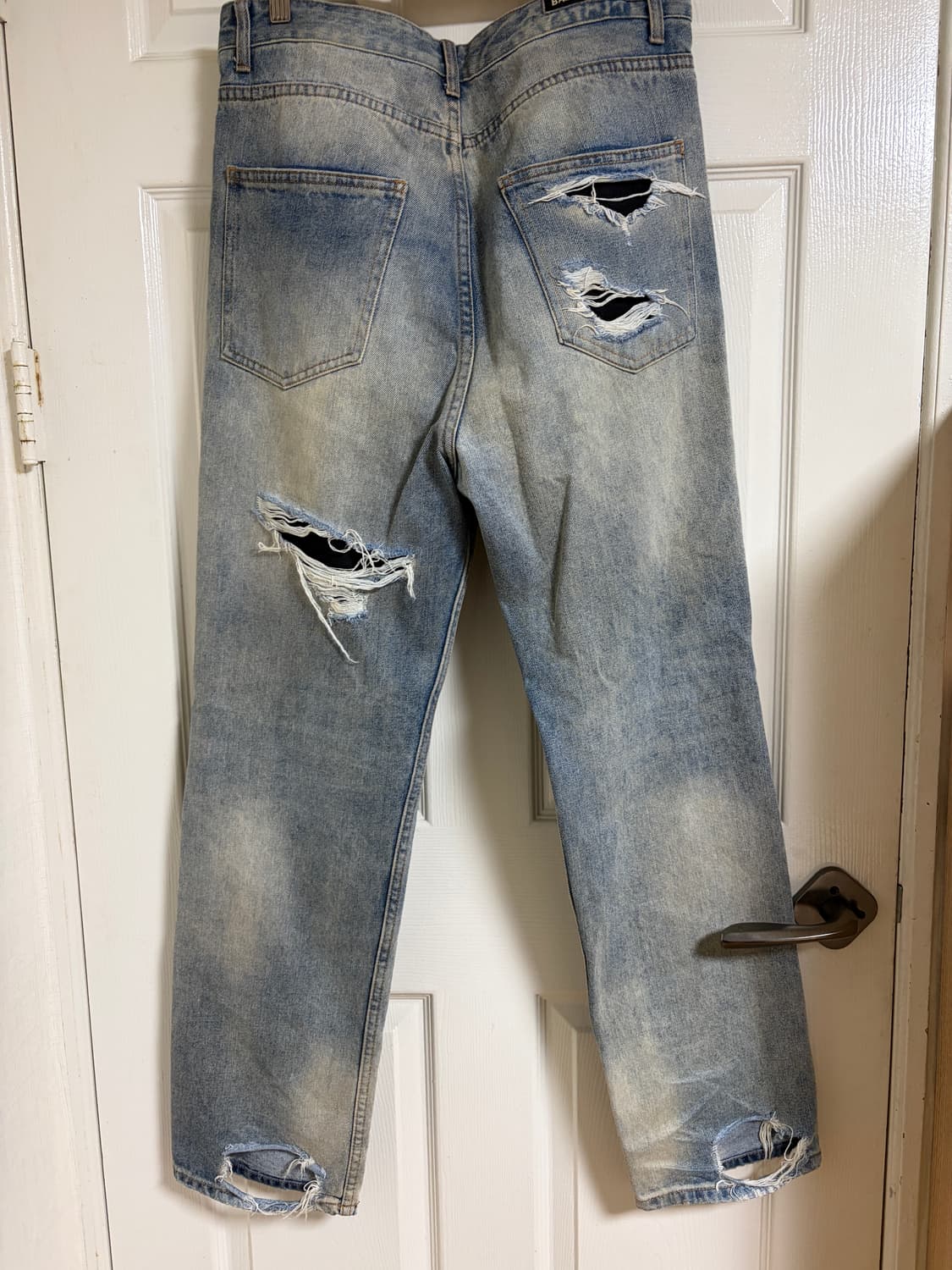 발렌시아가 히든로고 디스트로이드 데님 상품이미지3