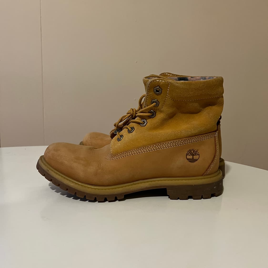 팀버랜드 롤탑 스웨이드 핑크 카모 상품이미지2