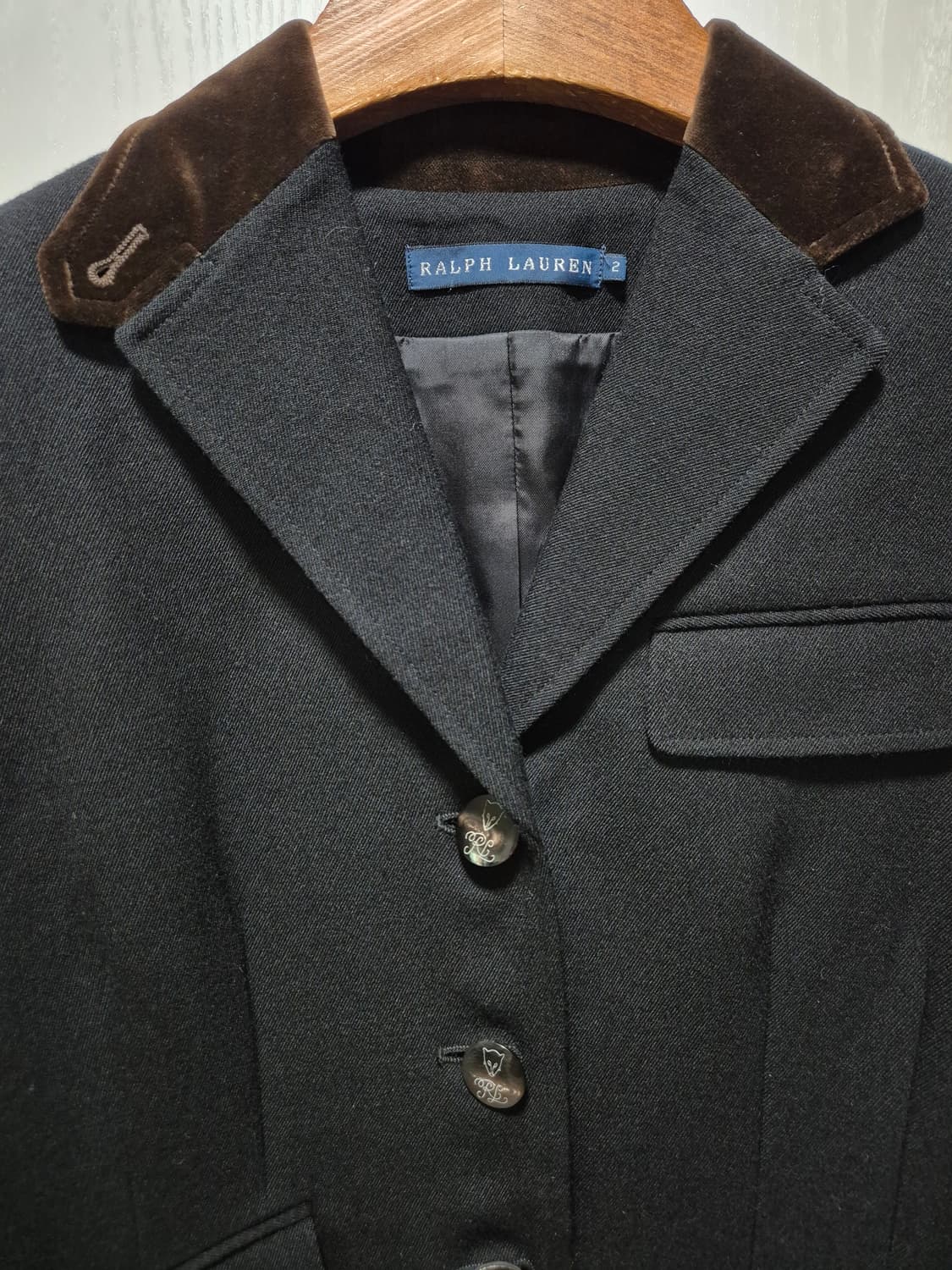 (세일) 랄프로렌 블랙 자켓 상품이미지2