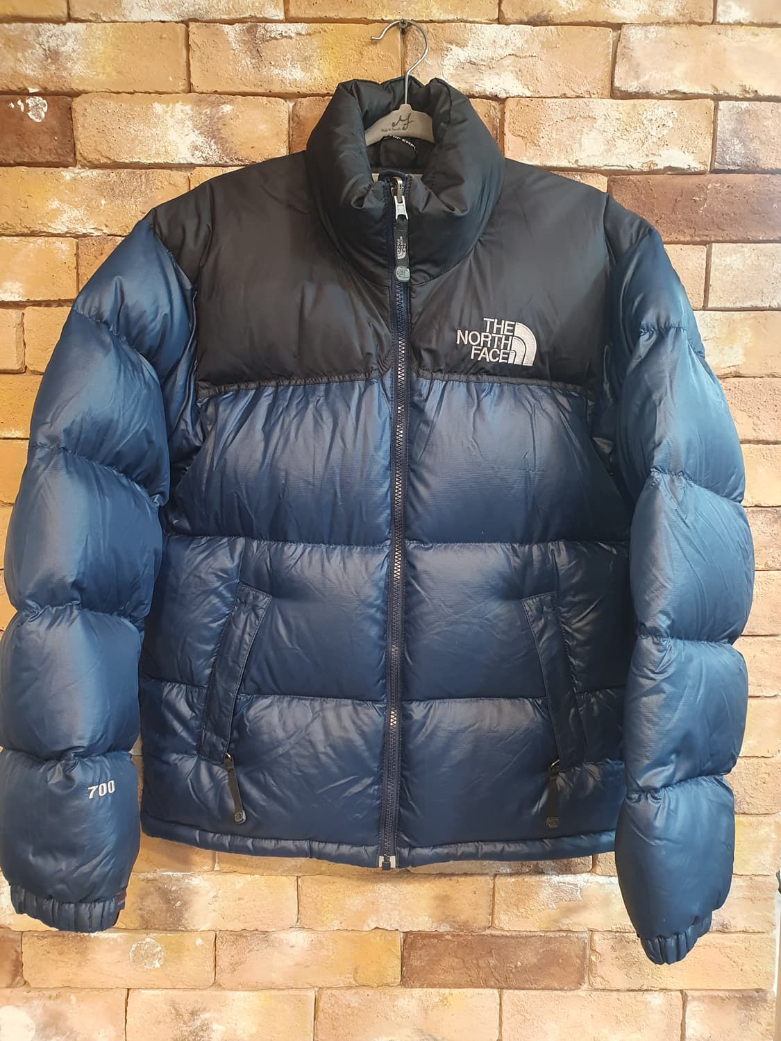 노스페이스 700 눕시 구스패딩 XS 네이비 상품이미지1